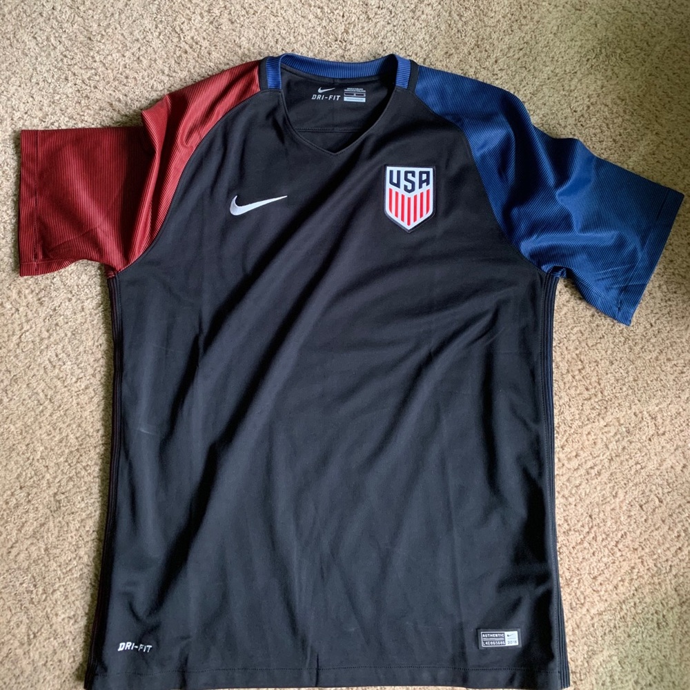 Blank team USA soccer jersey